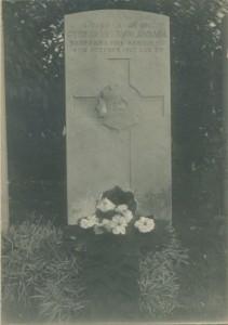 First grave stone